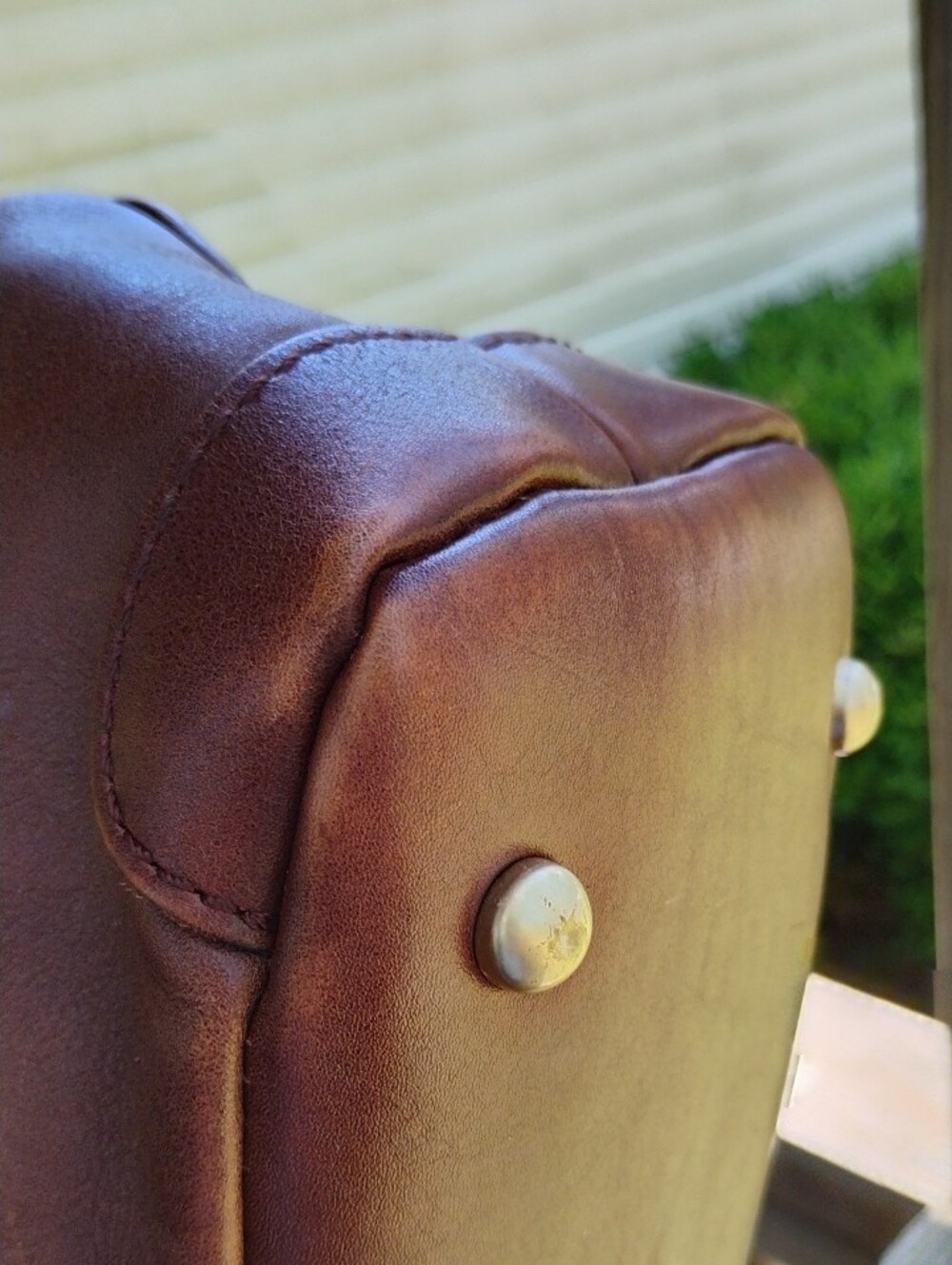 Patricia Nash Leather Whitney Drawstring Tote Bag - 3 Compartment _ Cross. Strap - Picture 9 of 15